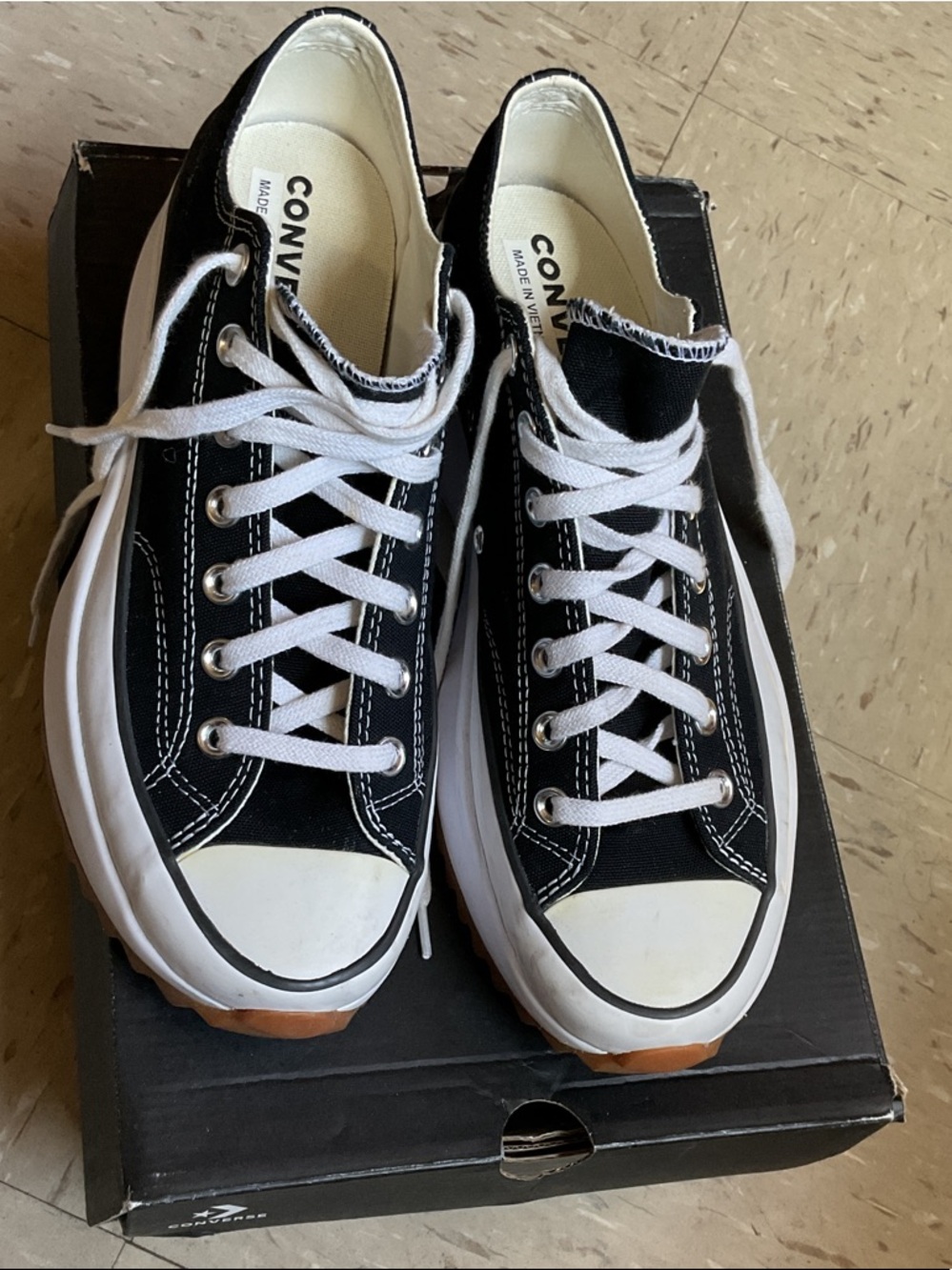 Converse Black and White Low-Top Sneakers